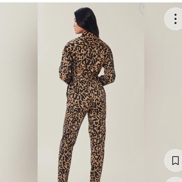 Lita by Ciara leopard long sleeve jumpsuit - Picture 2 of 7